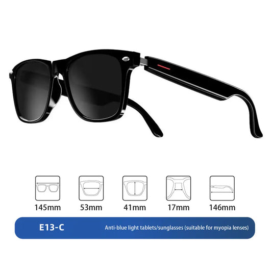 Smart Glasses AI Voice Assistant Camera Glasses BT Audio Glasses (Sunglasses)
